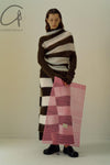 SWAYING/KNIT Mohair Striped Skirt SW212XZ01
